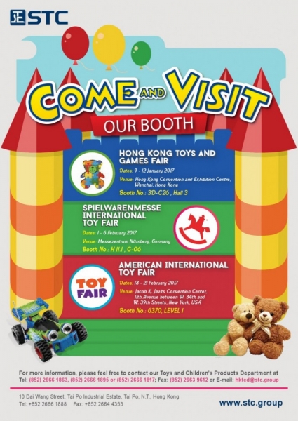 Invitation to Toy Fairs 2017