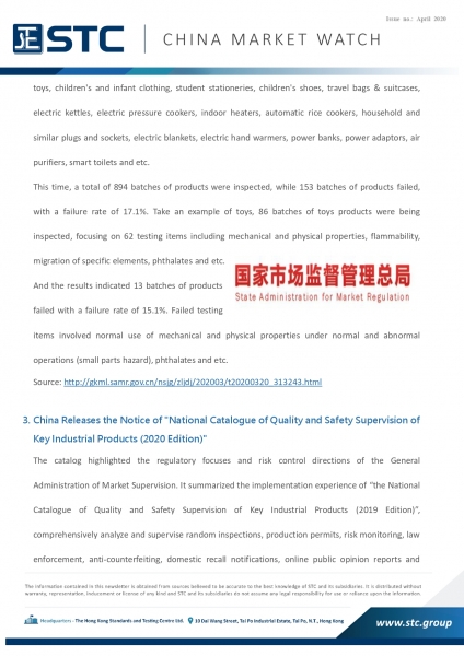 STC, China Market Watch (Apr 2020),