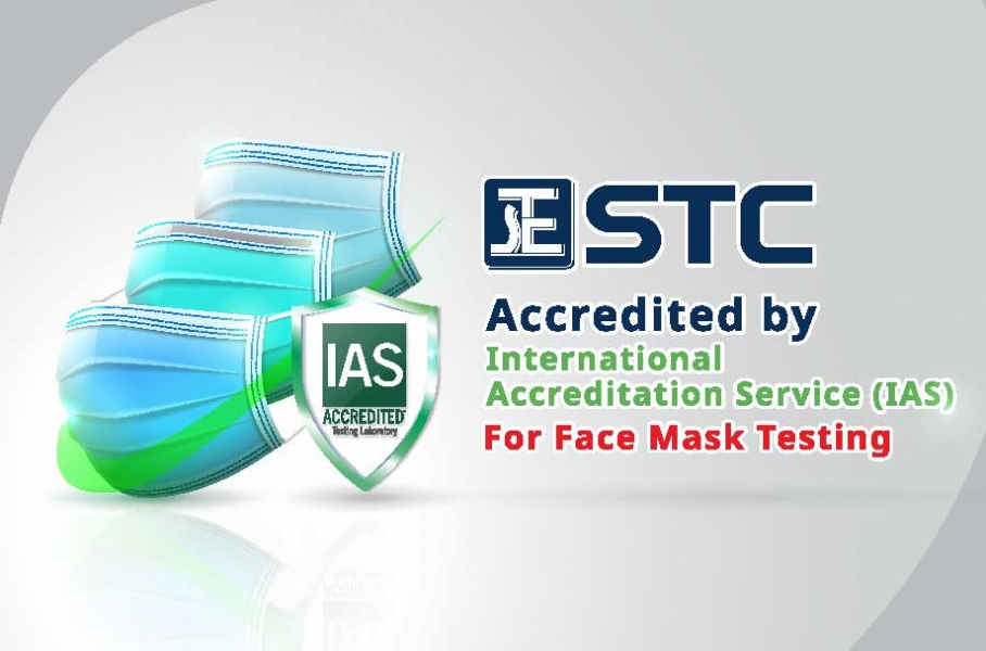 STC Received IAS Accreditation for Face Mask Testing