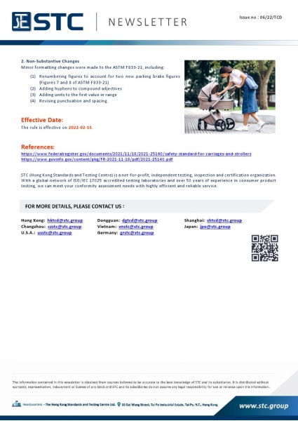 Minor formatting changes were made to the ASTM F833-21, including:  (1) Renumbering figures to account for two new parking brake figures (Figures 7 and 8 of ASTM F833-21) (2) Adding hyphens to compound adjectives (3) Adding units to the first value in ran