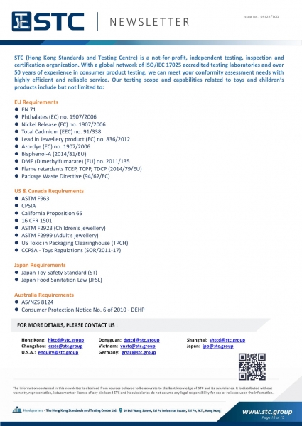 STC, Toy Recall Summary Feb 2022 Toys in Europe, the US, Australia, Safety Gate: the EU rapid alert system for dangerous non-food products, CPSC, Australian Product Safety System